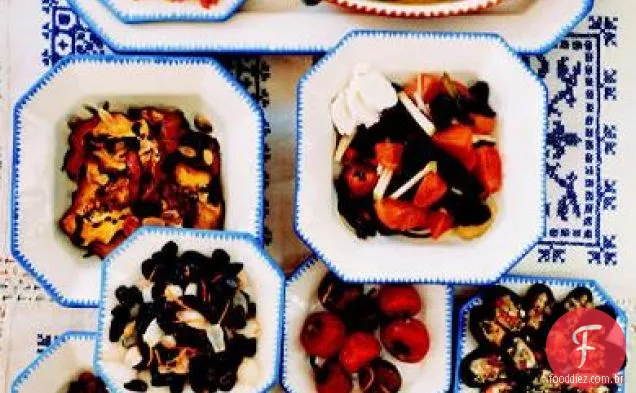 Salada De Abóbora Com Bolota Assada