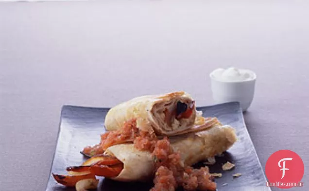 Burritos De Feijão Panfried