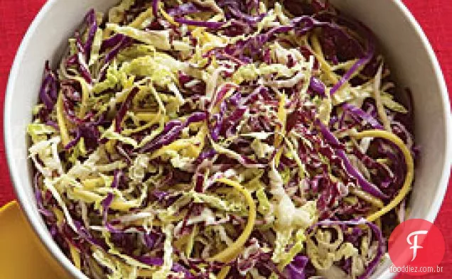 Slaw Picante Com Radicchio E Manga Verde