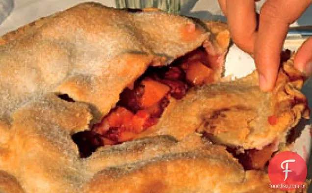 Tortas De Framboesa Nectarina De Crosta Dupla