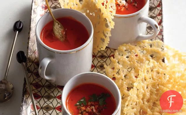 Sopa De Pimenta Vermelha Assada