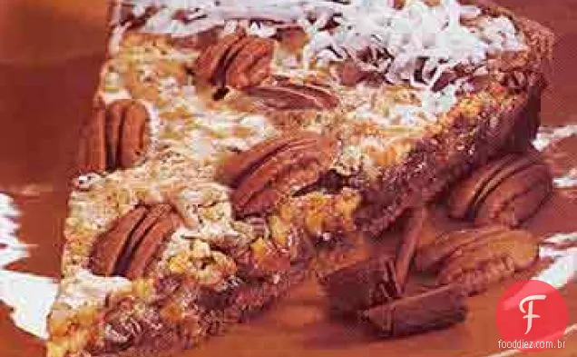 Chocolate e Coco Pecan Tart