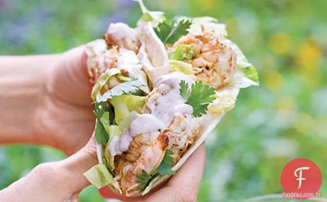 Tacos De Camarão Cítrico