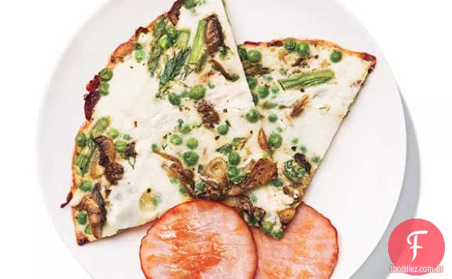 Fritada assada vegetal e Feta