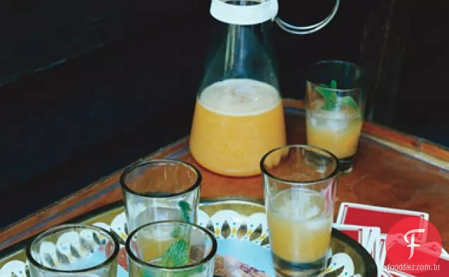 Peach Prosecco Spritzers