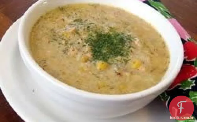Sopa De Salmão
