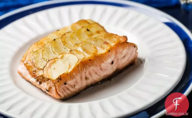 Salmão com batata