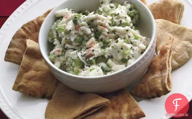 Caranguejo e aipo Remoulade