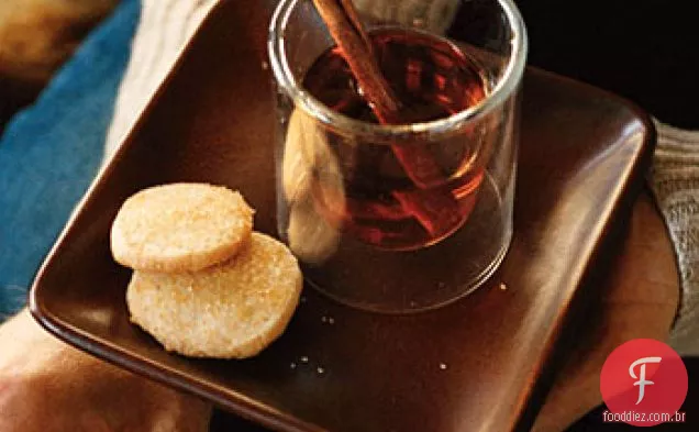 Biscoitos de manteiga fora da cama