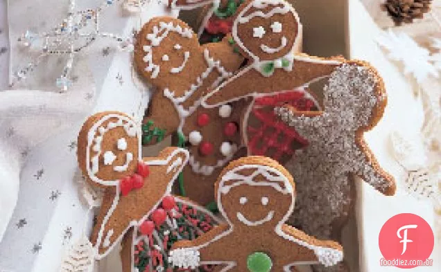 Biscoitos De Gengibre De Melaço Da Nova Inglaterra