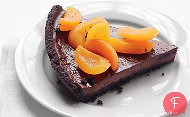 Torta De Chocolate E Damasco