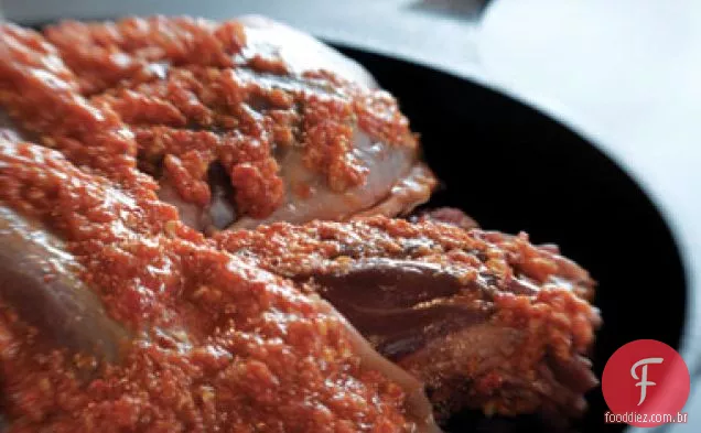 Fumado-Chili-Esfregou O Ombro Da Cabra