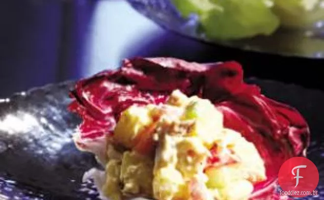 Salada De Batata Em Copos Radicchio