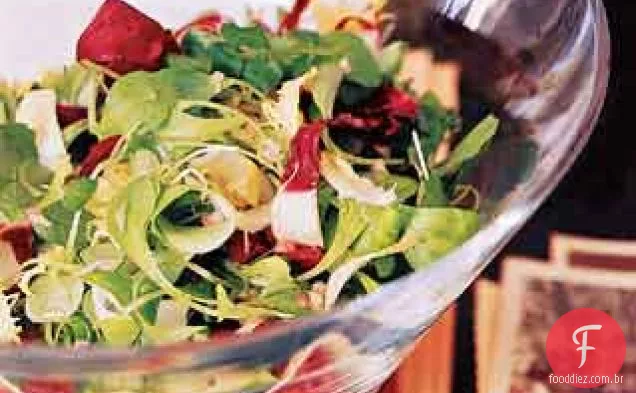 Salada Mesclun com vinagrete de chalota