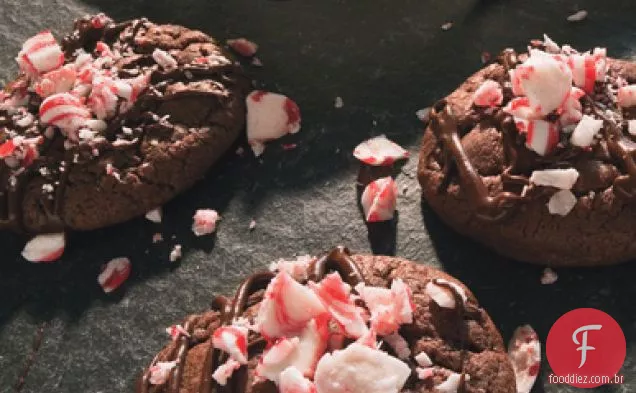 Chocolate Duplo-Biscoitos Triturados De Hortelã-Pimenta