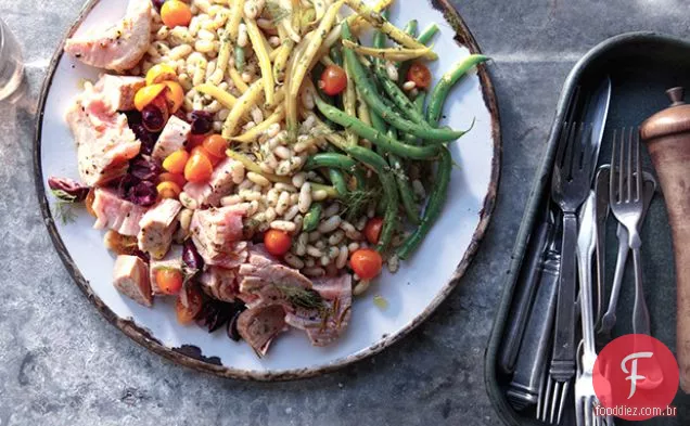 Salada De Atum Escalfado A Óleo
