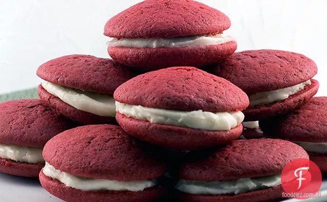 Vermelho Veludo Whoopie Tortas