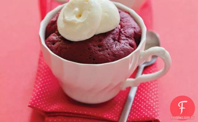 Bolo De Caneca De Veludo Vermelho