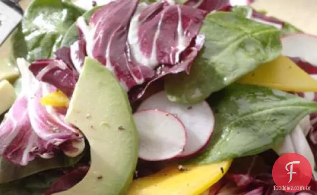 Receita De Salada De Abacate E Manga De Espinafre