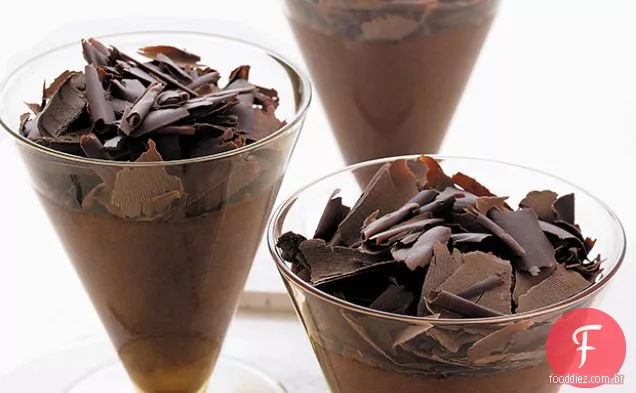 Fácil Mousse De Chocolate