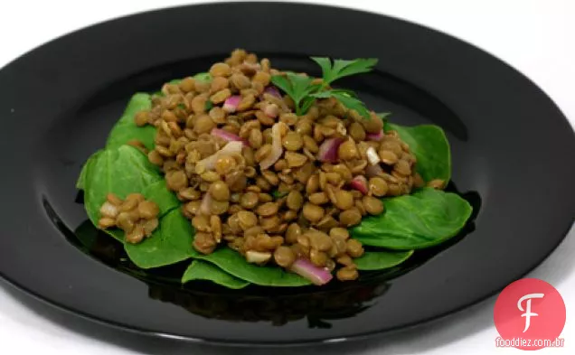Salada De Lentilha Com Vinagrete Balsâmico