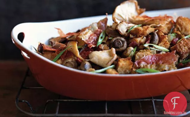 Molho de três cogumelos com Prosciutto