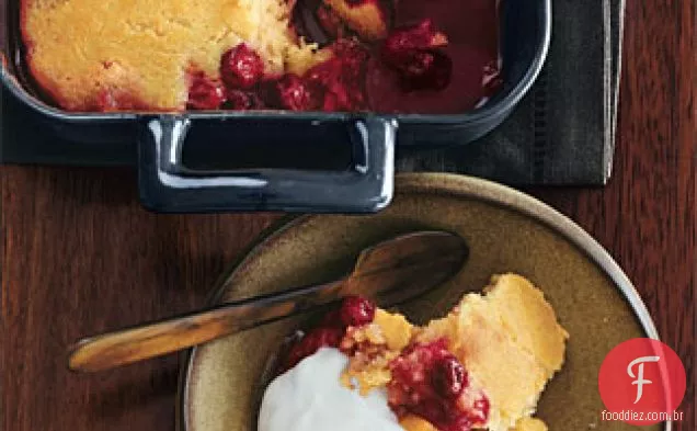 Bolo De Pudim De Cranberry-Maple