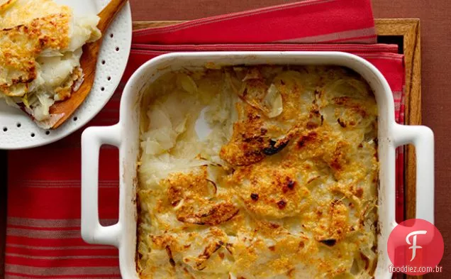 Batata Erva-Doce Gratinado