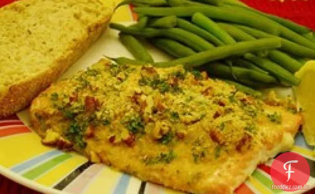 Salmão Dijon Assado