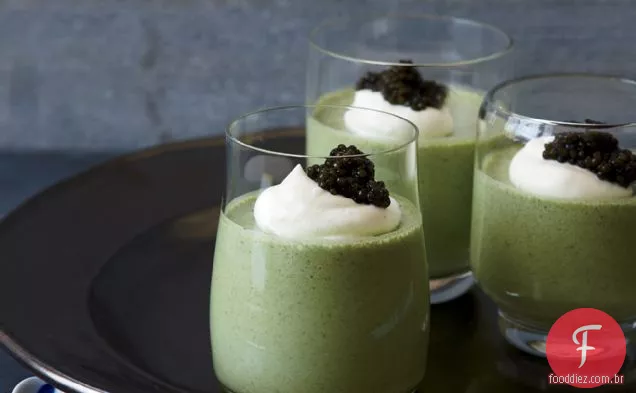 Mousse de azeda com creme de limão