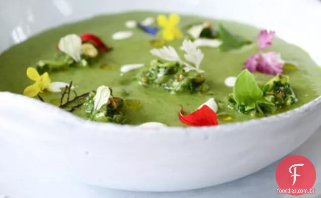 Sopa De Azeda E Espinafre