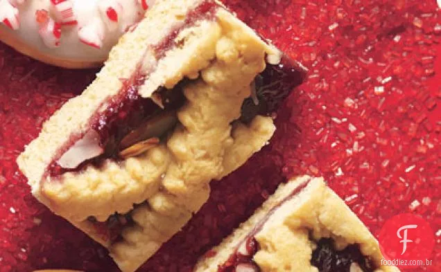 Raspberry Linzer Torte Bars