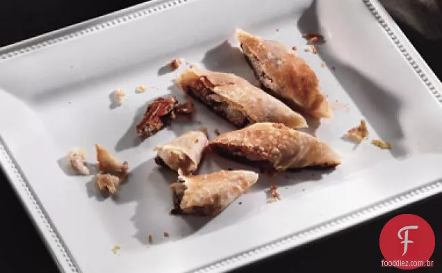 Roquefort e pêra Strudel