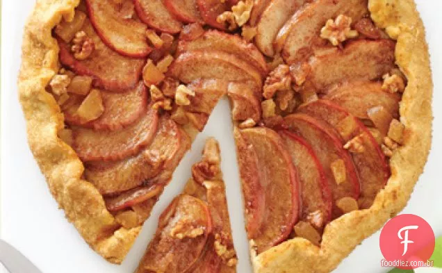 Maçã-Noz-Gengibre Galette
