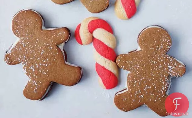 Sanduíches De Biscoito De Gengibre