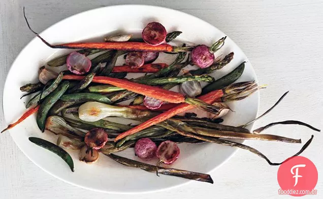 Legumes Torrados Da Primavera