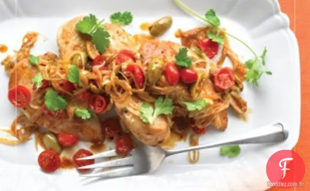 Farfalle com rúcula e Feijão Branco