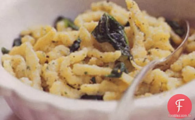 Spaetzle Herbed E Espinafre