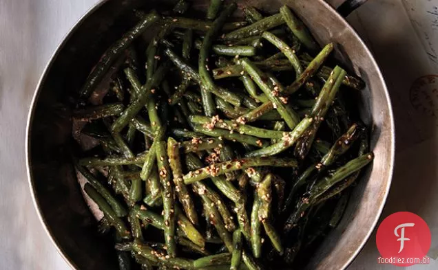 Feijão verde com Benne e Sorgo
