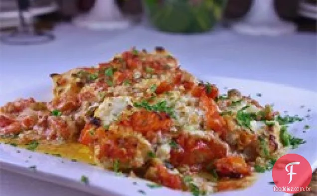 Bacalhau assado com queijo de erva Boursin