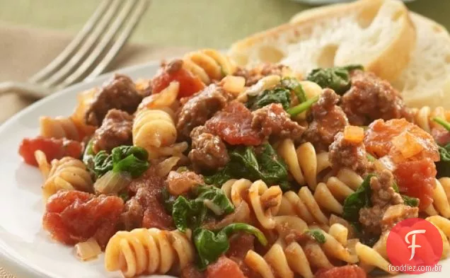 Tomate Musculoso E Espinafre Rotini