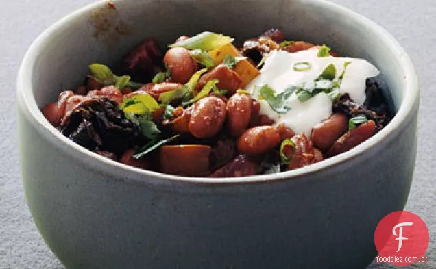 Pinto-Bean Mole Chili