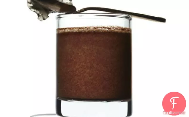 Chocolate Pots de Crème com infusão de chá fumado