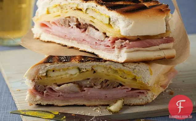 Sanduíche Cubano Grelhado (Sanduíche Cubano)