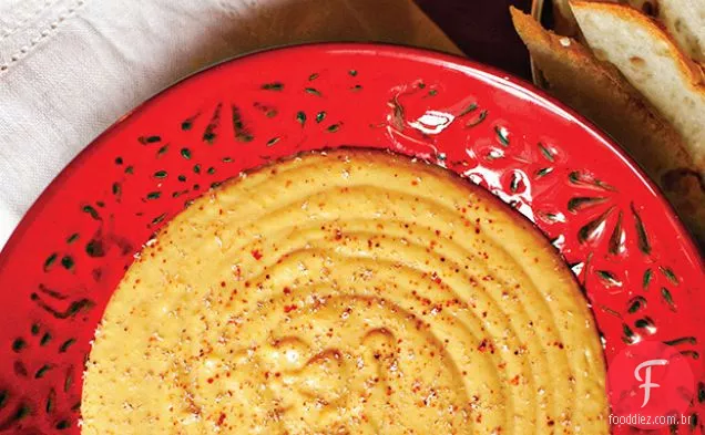 Hummus De Abóbora Assado Em Brasa