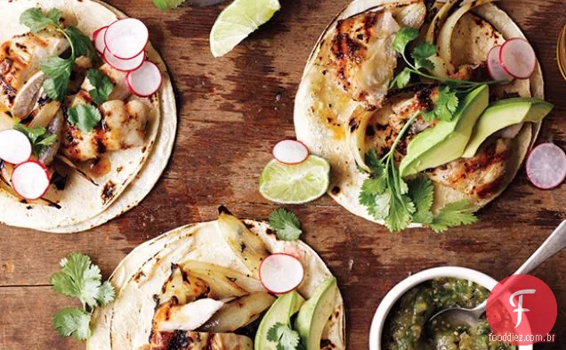 Tacos De Frango Grelhado