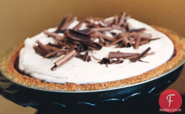 Torta De Creme De Canela Com Chocolate