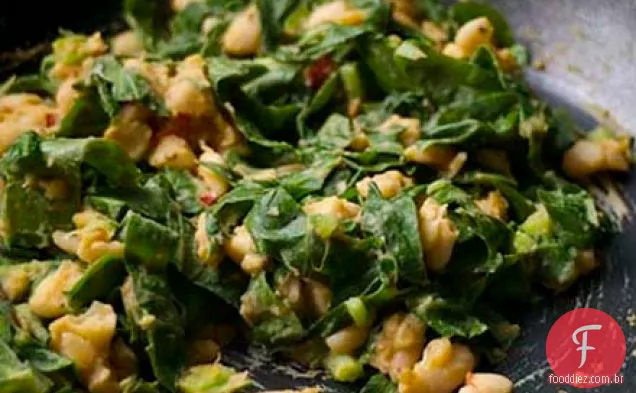 Puré De Feijão Cannellini Com Espinafre
