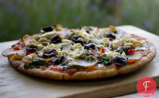 Pizza De Batata E Espinafre