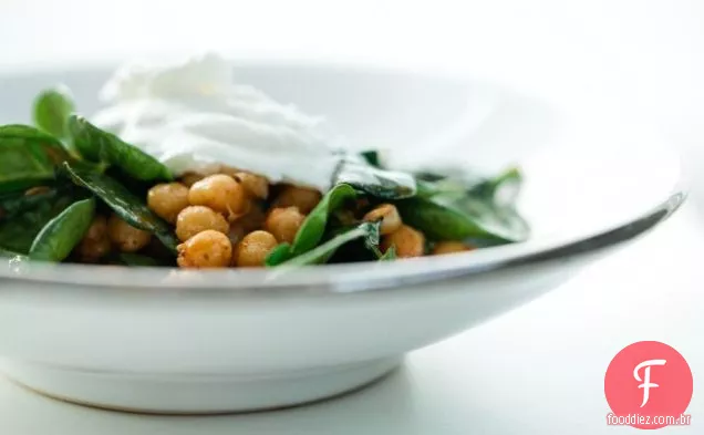 Harissa Grão De Bico Com Espinafre